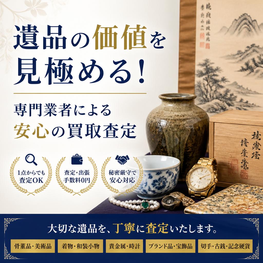 遺品の価値を見極める！専門業者による安心の買取査定