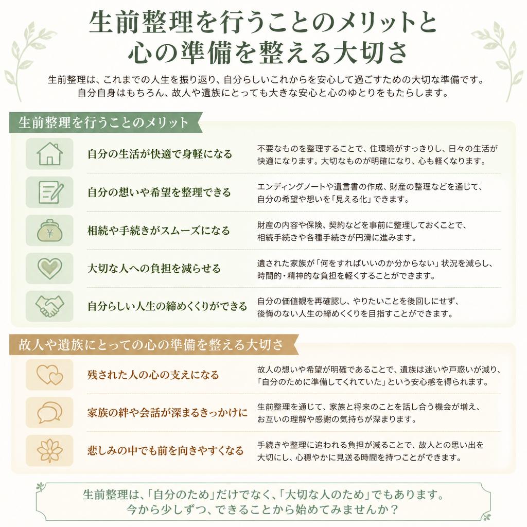 生前整理の重要性