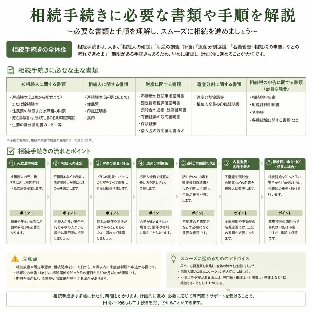 相続手続きのポイント