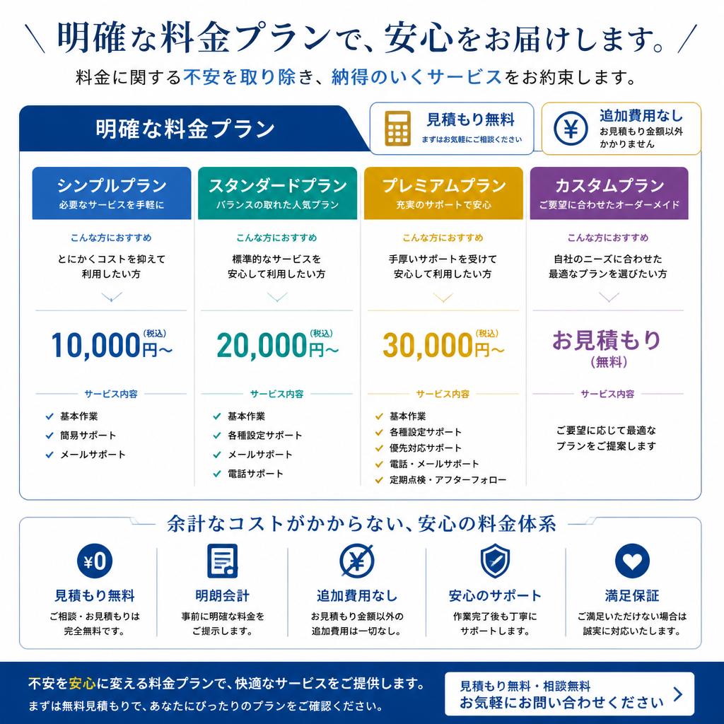 料金プランのご案内