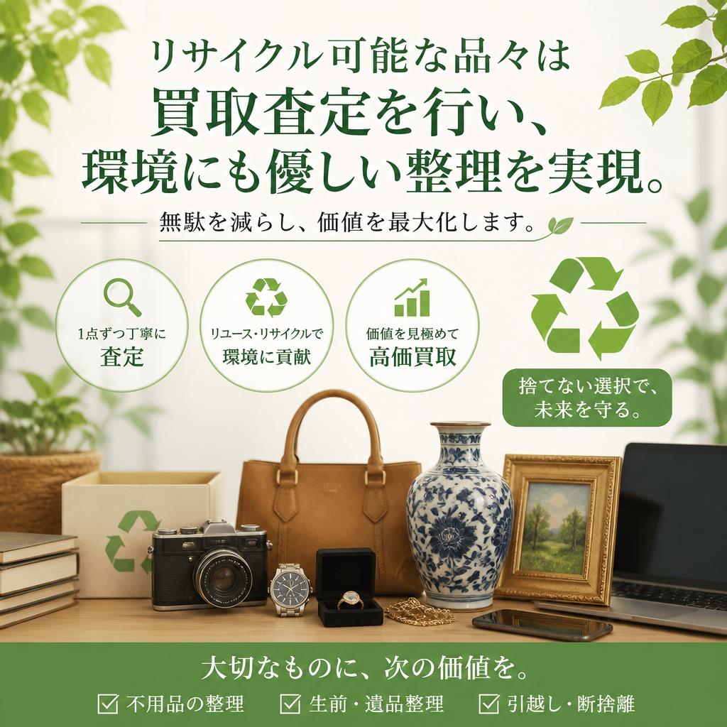 環境に配慮した買取サービス