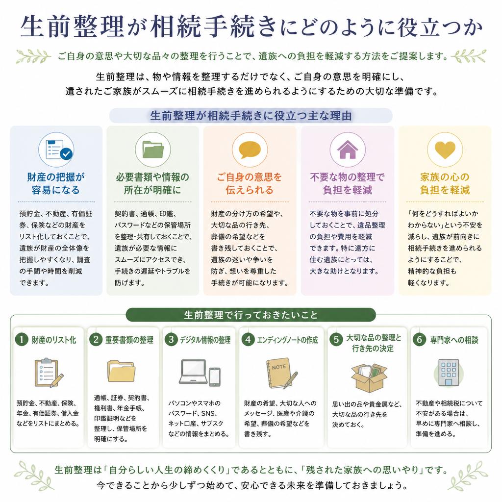 生前整理で相続をスムーズに