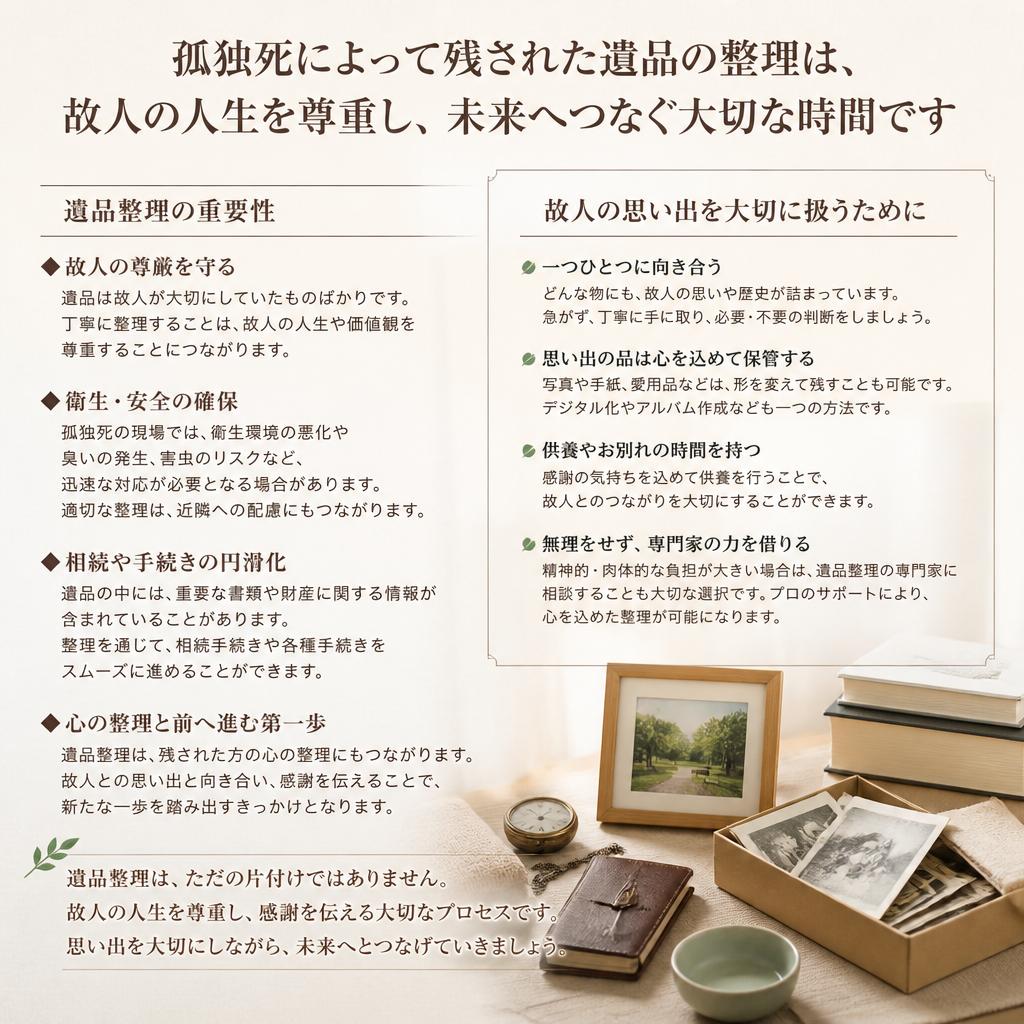 遺品整理の重要性