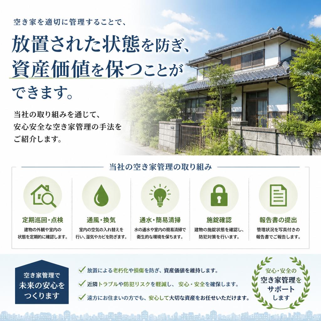 空き家管理の重要性とその方法