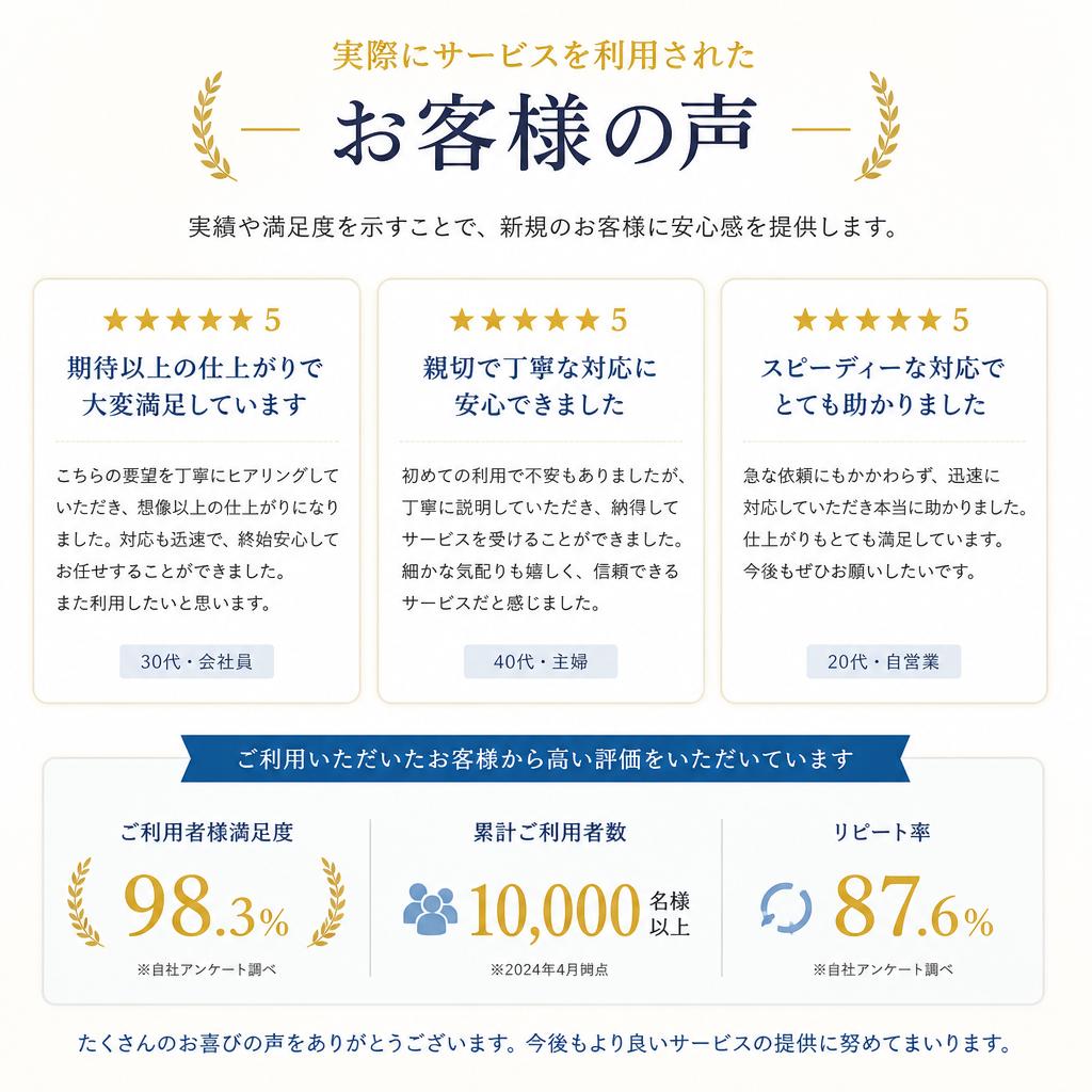 お客様の声