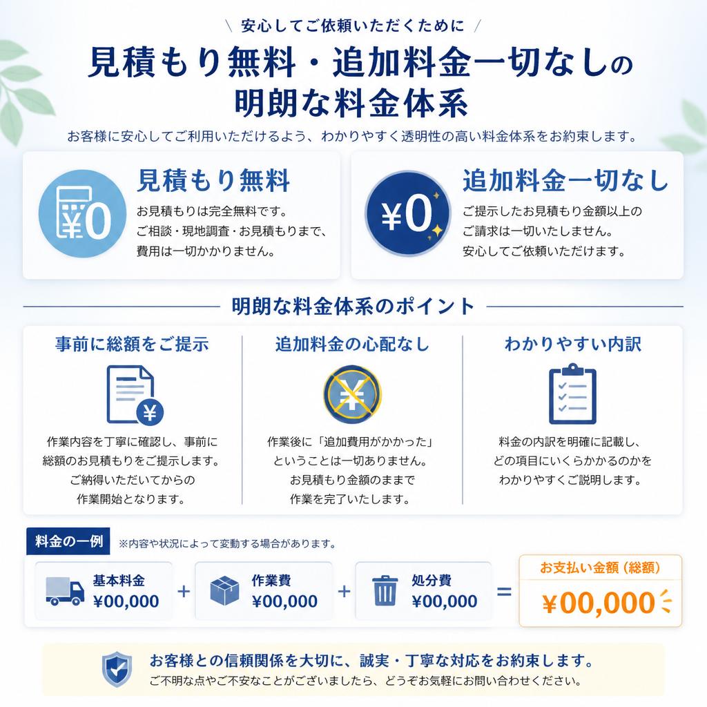 安心の料金体系