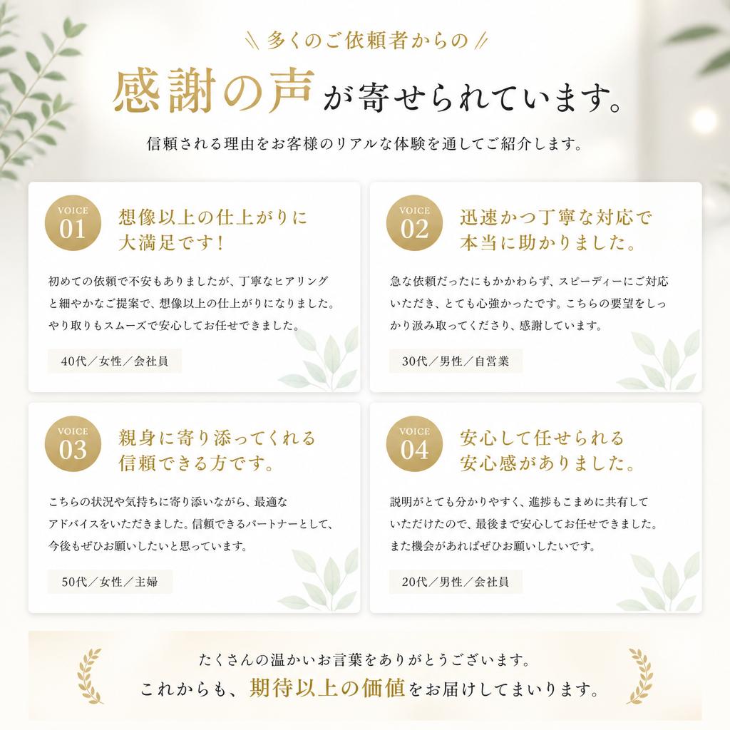 お客様の声